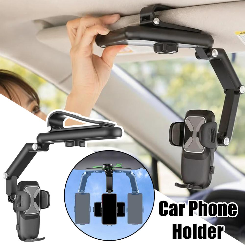 Car Accessories Tablet Holder - Car Sun Visor Phone Holder Multi‑Joint