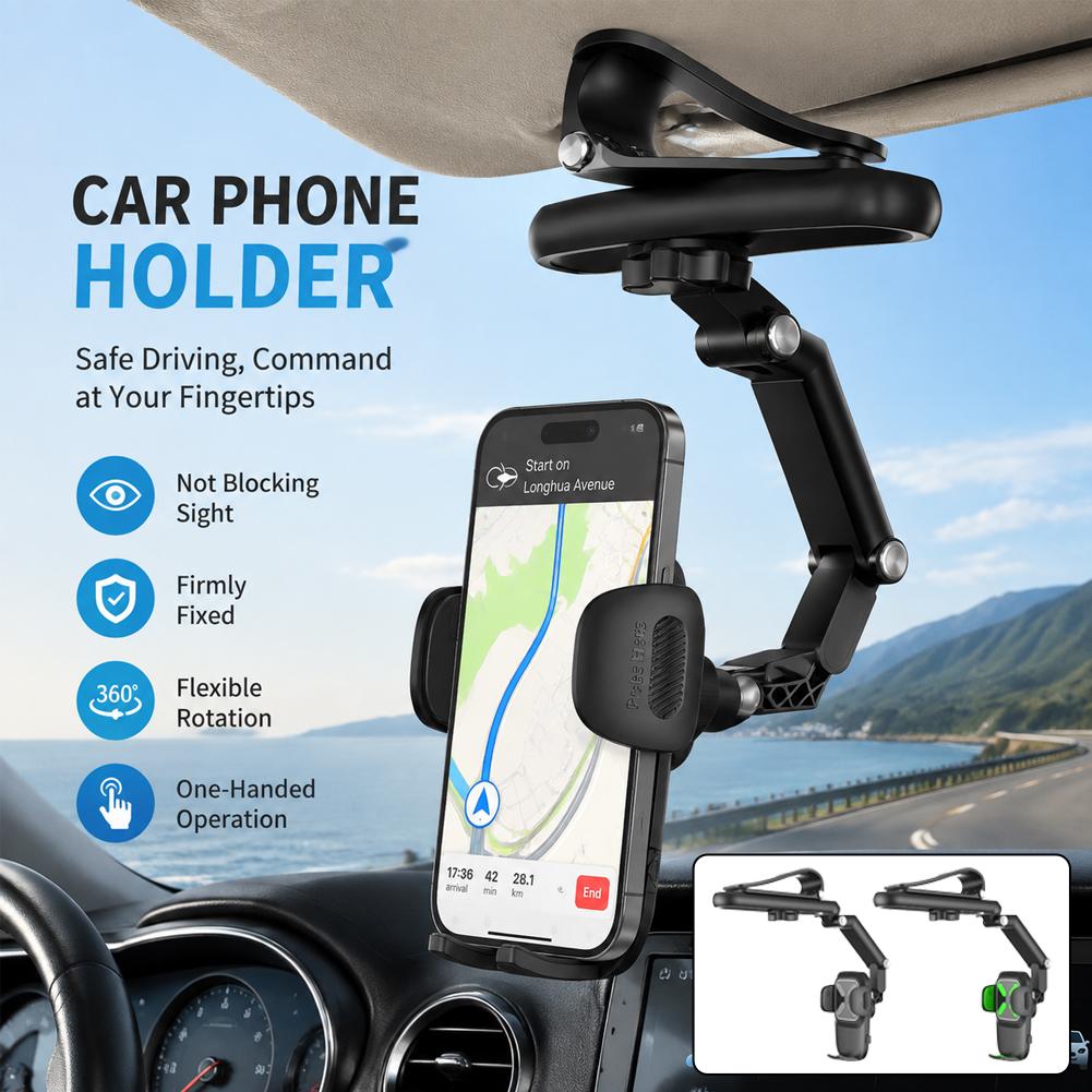 Car Sun Visor Phone Holder Mul - Car Accessories Tablet Holder review and price