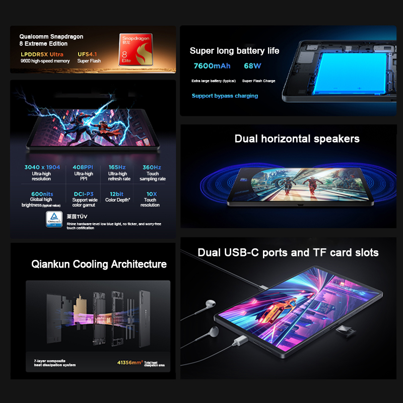 Original Lenovo Legion Y700 4t - Android Tablet Gaming Accessories review and price