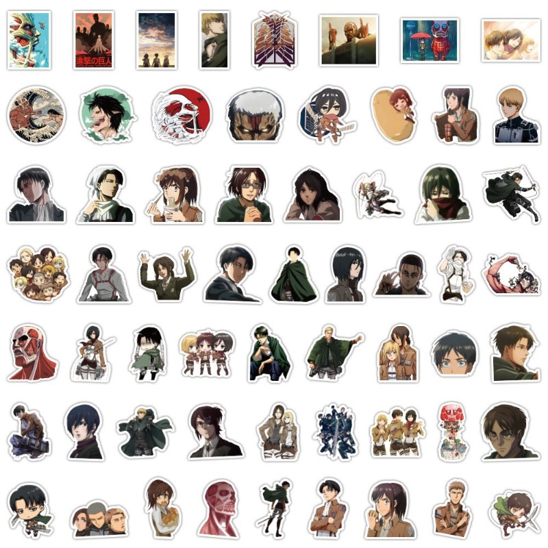 60Pcs Attack on Titan Anime St - Tablet Cute Accessories review and price