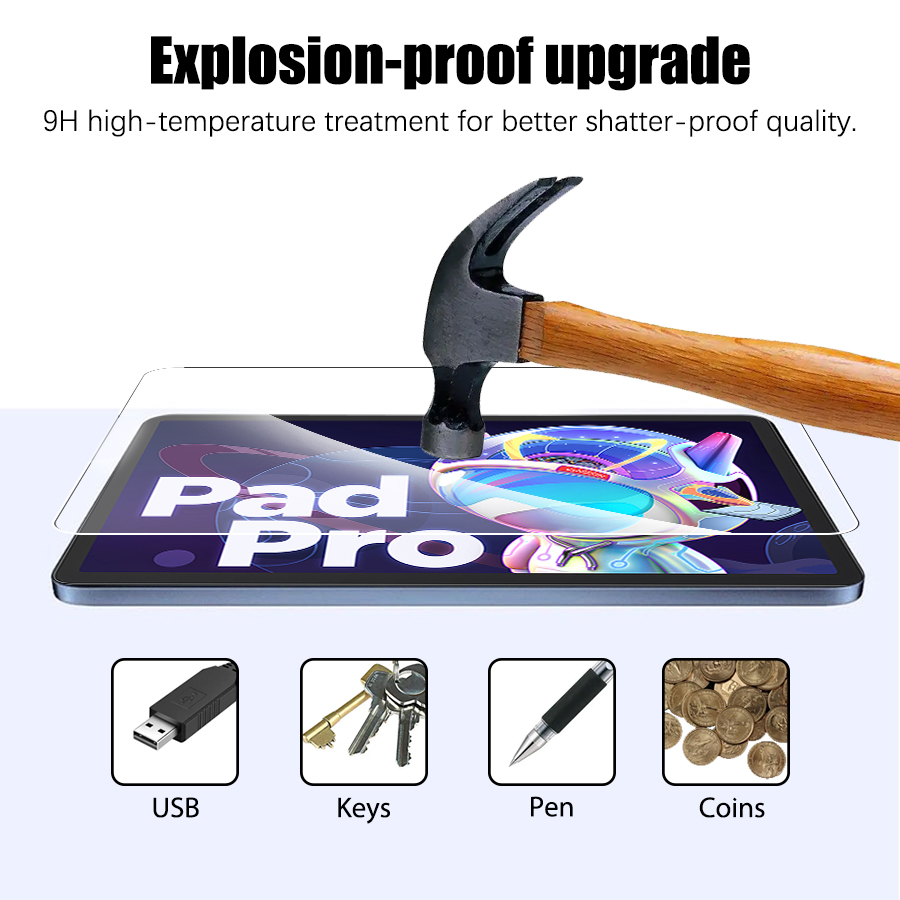 2PCS Tempered Glass Screen Pro - Lenovo Tablet Keyboard Accessories review and price
