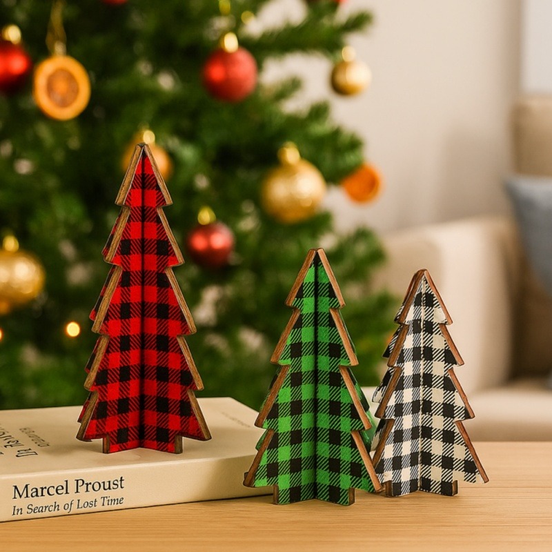 3 Pieces Christmas Decor Plaid - Tablet Accessories Kit review and price