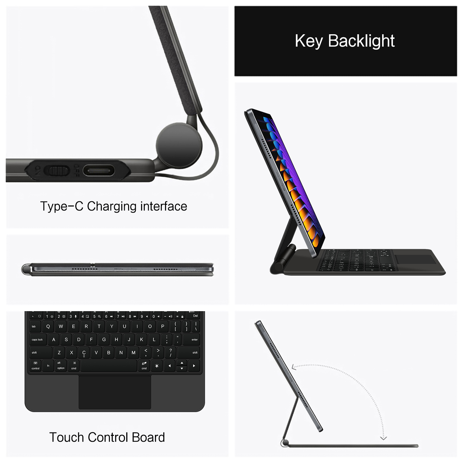 Magic Keyboard Folio For Xiaom - Tablet Keyboard Case review and price