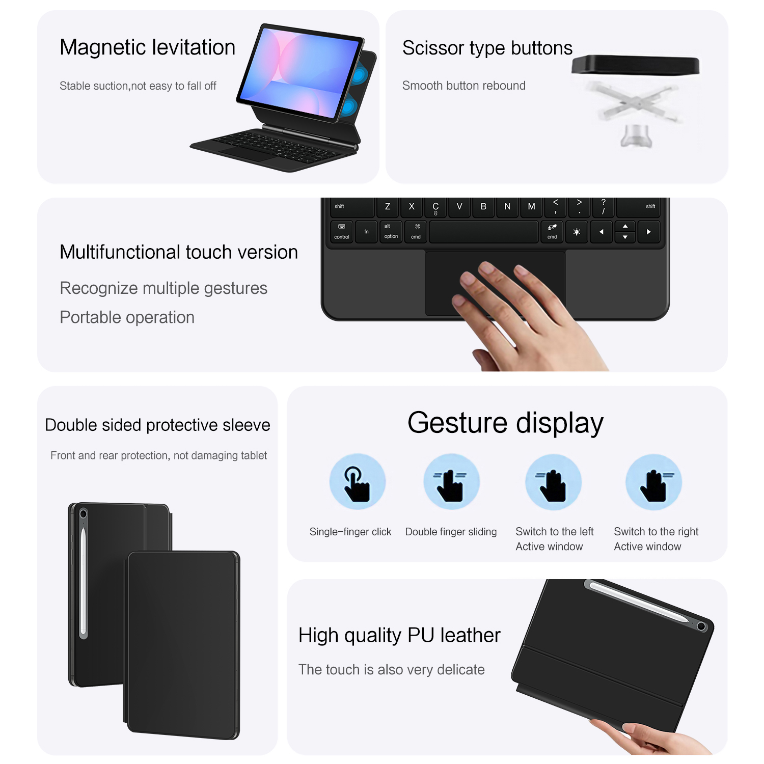 Magic Keyboard for Samsung Gal - Tablet Keyboard Case review and price